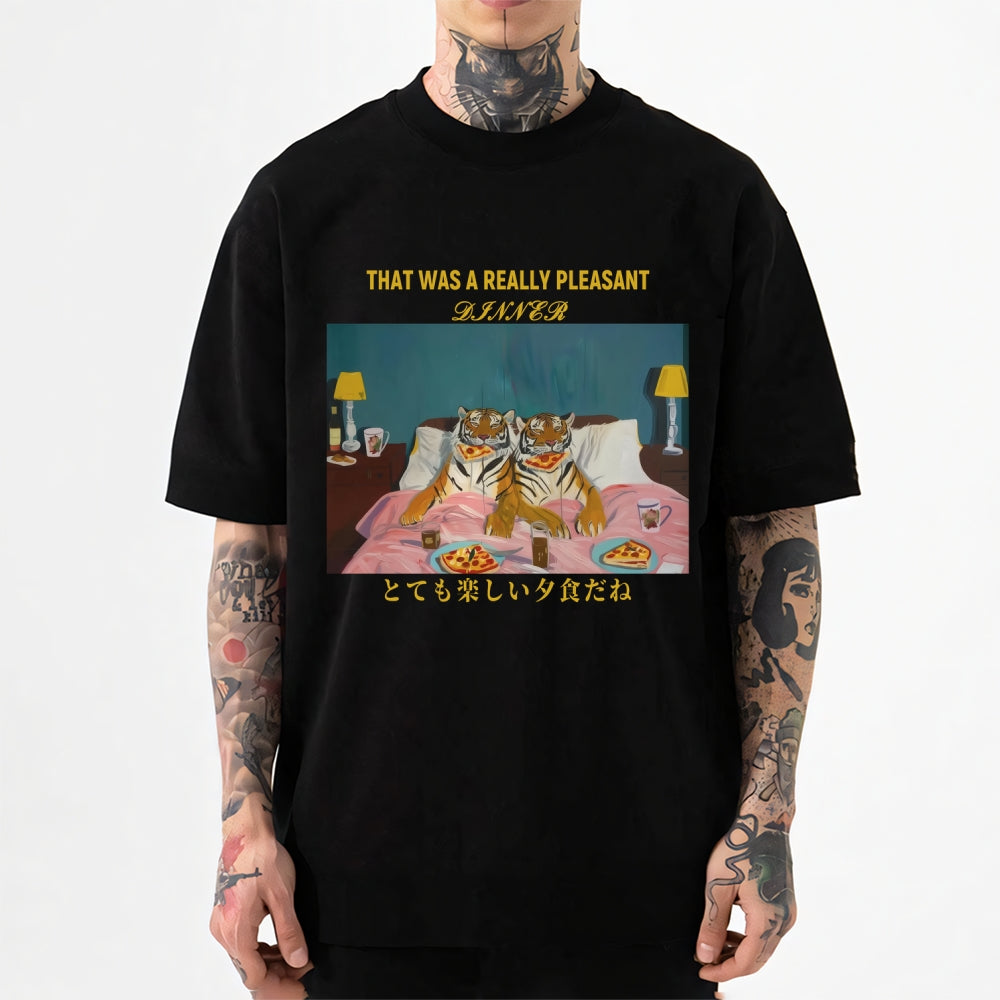 Tiger Pizza Japanese Style Classic Tee