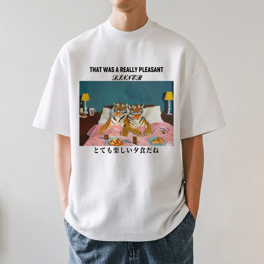 Tiger Pizza Japanese Style Classic Tee