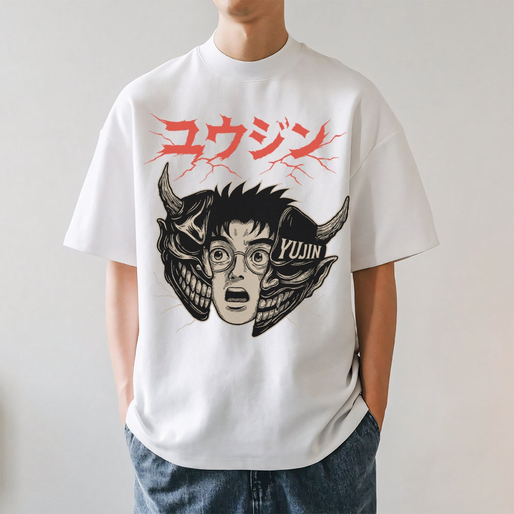 Ghost Mask Japanese Style Classic Tee