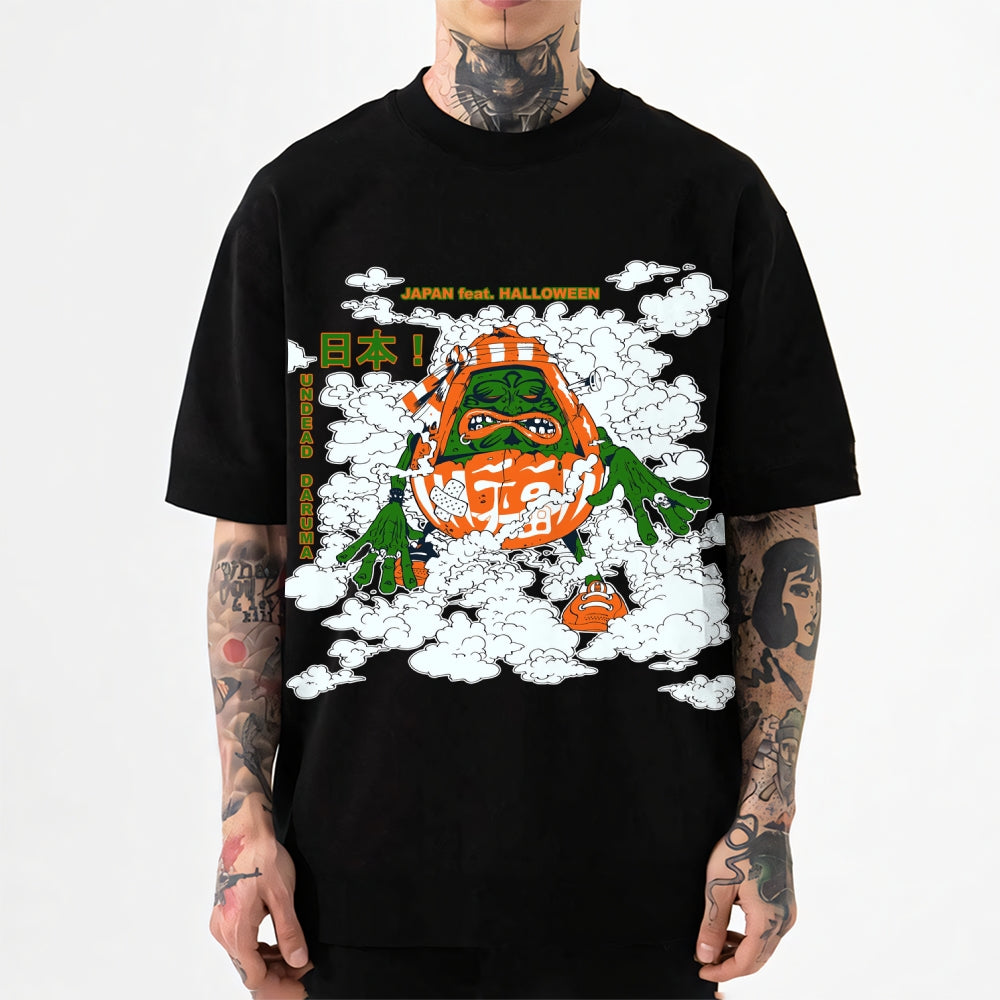 Halloween Green Yokai Japanese Style Classic Tee