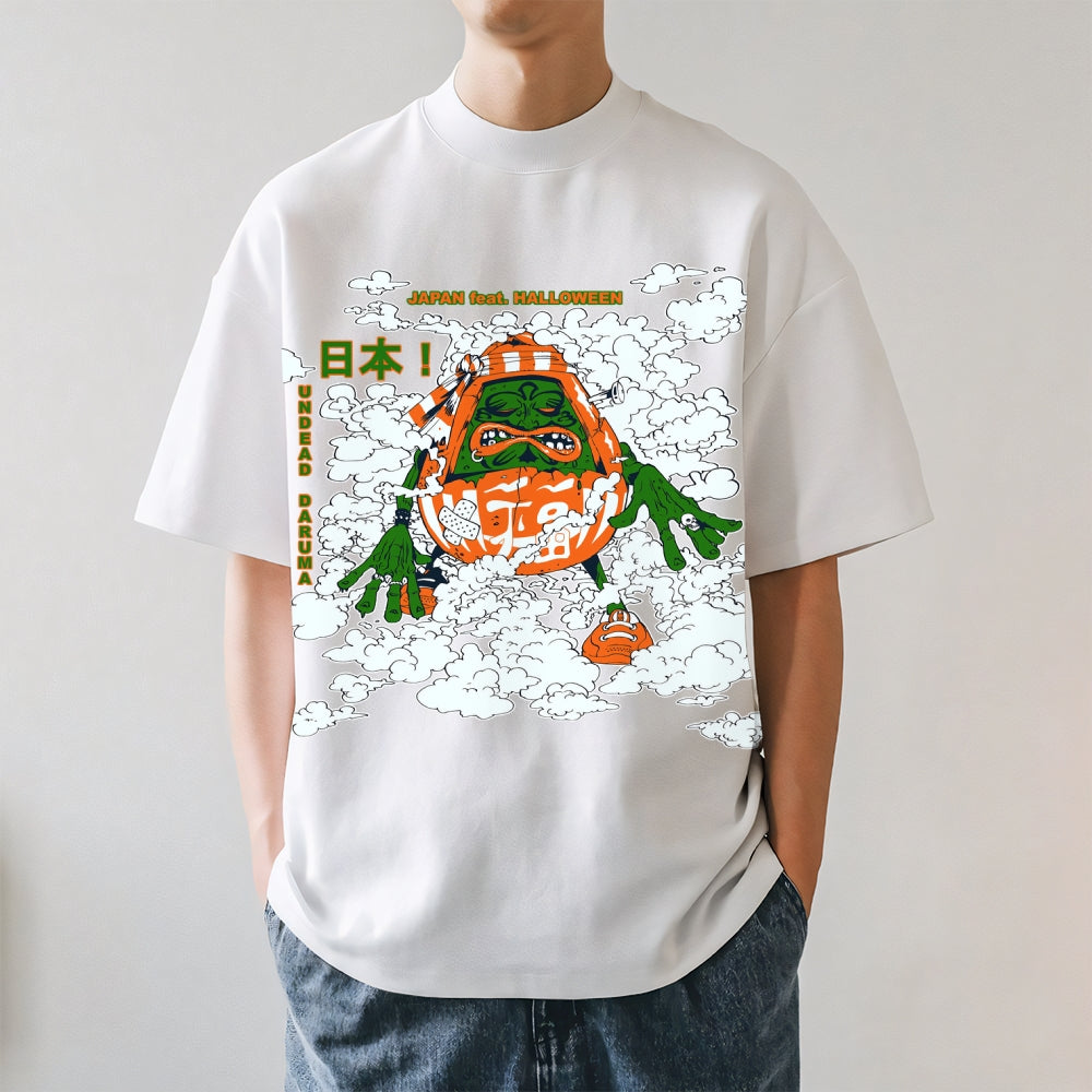 Halloween Green Yokai Japanese Style Classic Tee