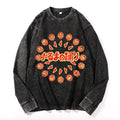 Darma Dance Vintage Cotton Wash Crewneck Long-Sleeve T-Shirt