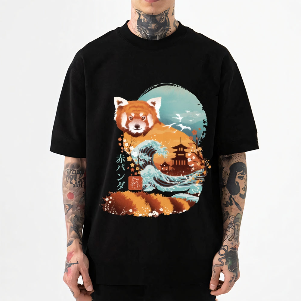 Red Panda Japanese Style Classic Tee
