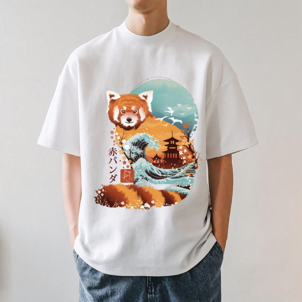 Red Panda Japanese Style Classic Tee