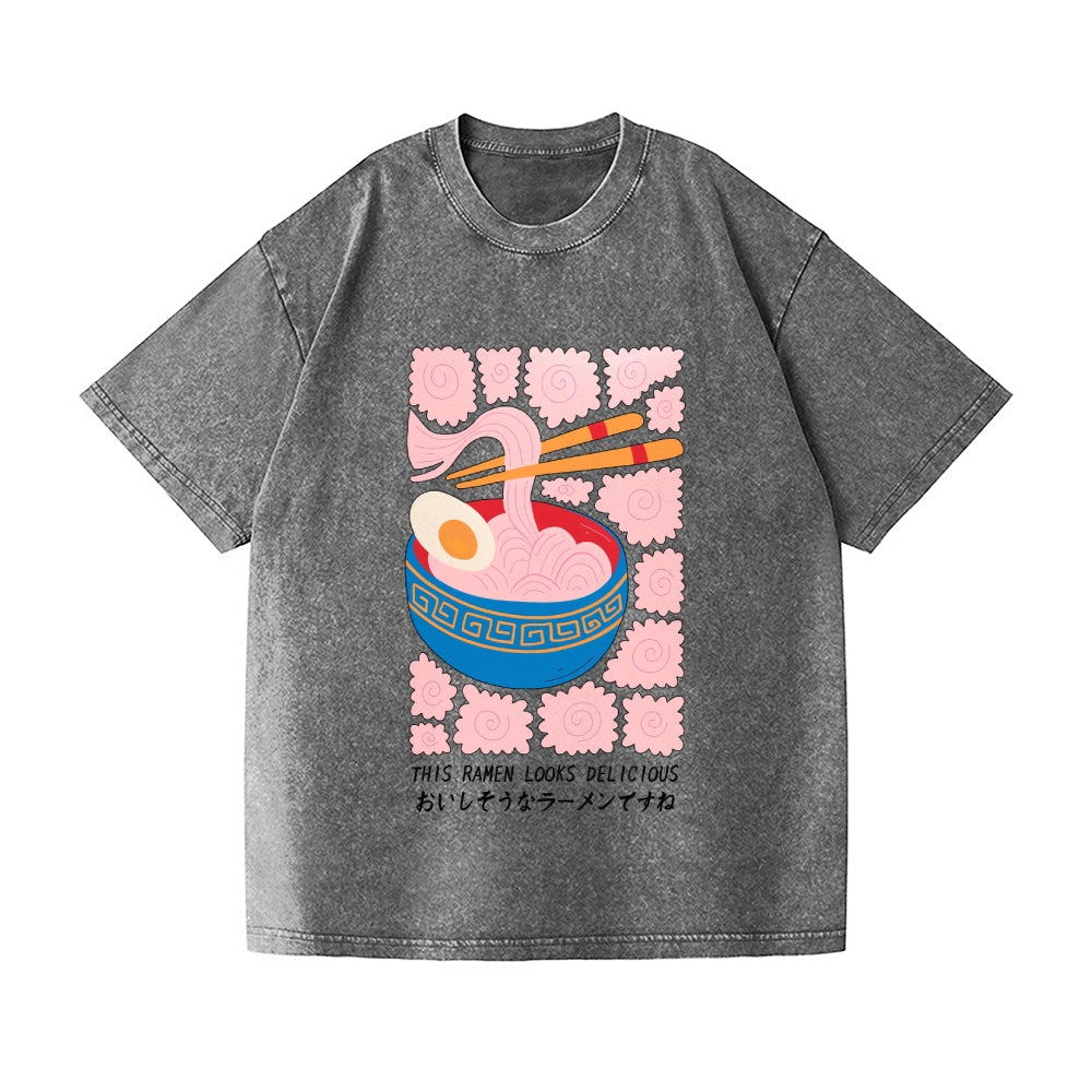 Ramen Vintage Wash Japanese Design T-Shirt