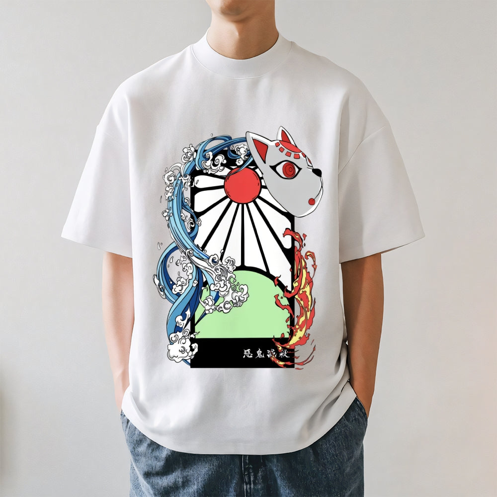 Deamon Hanafuda Japanese Style Classic Tee