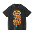 Tiger Claw Vintage Wash Japanese Design T-Shirt