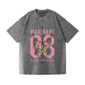 EVA 08 Vintage Wash Japanese Design T-Shirt