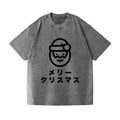Merry christmas Vintage Wash Japanese Design T-Shirt