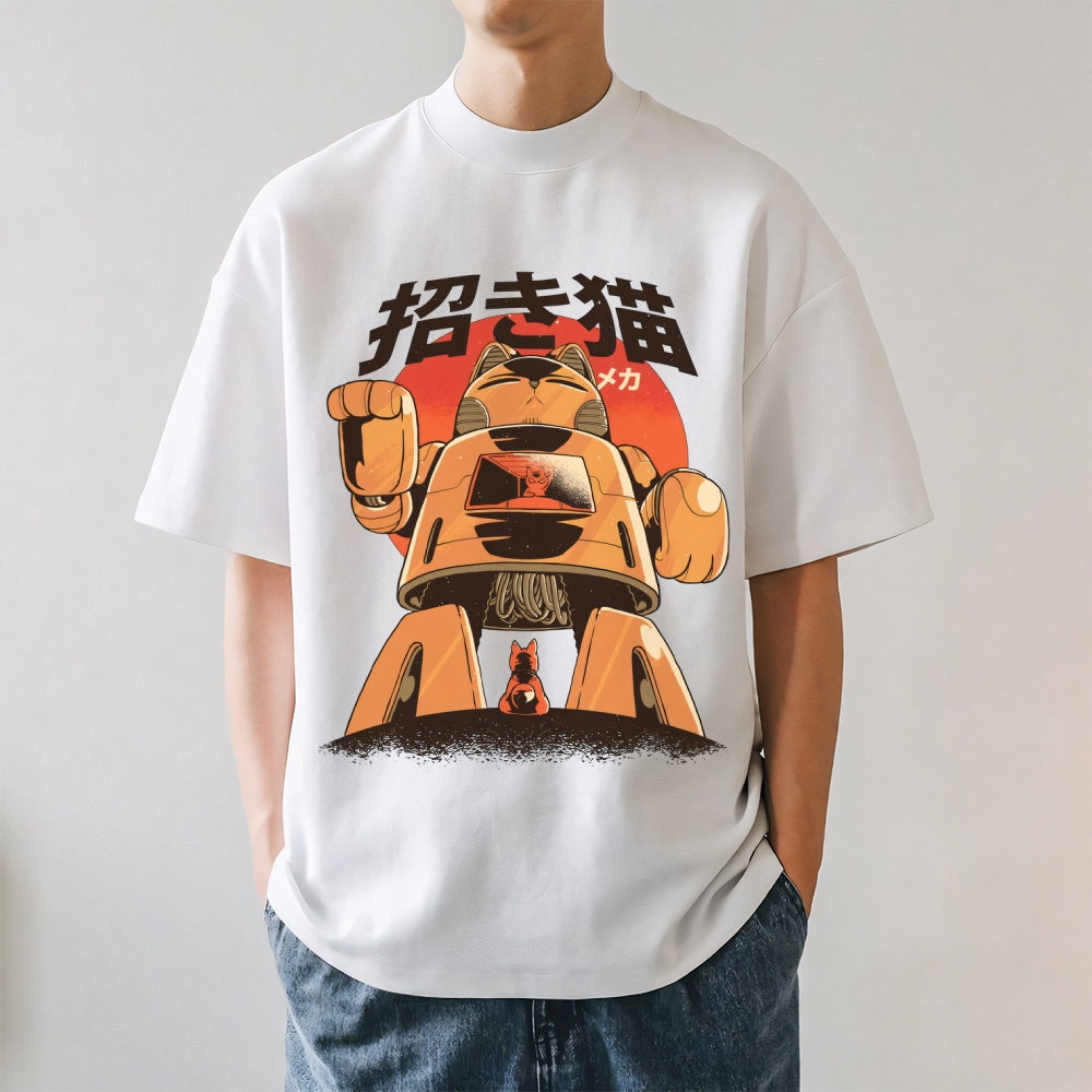 Cat Mecha Japanese Style Classic Tee