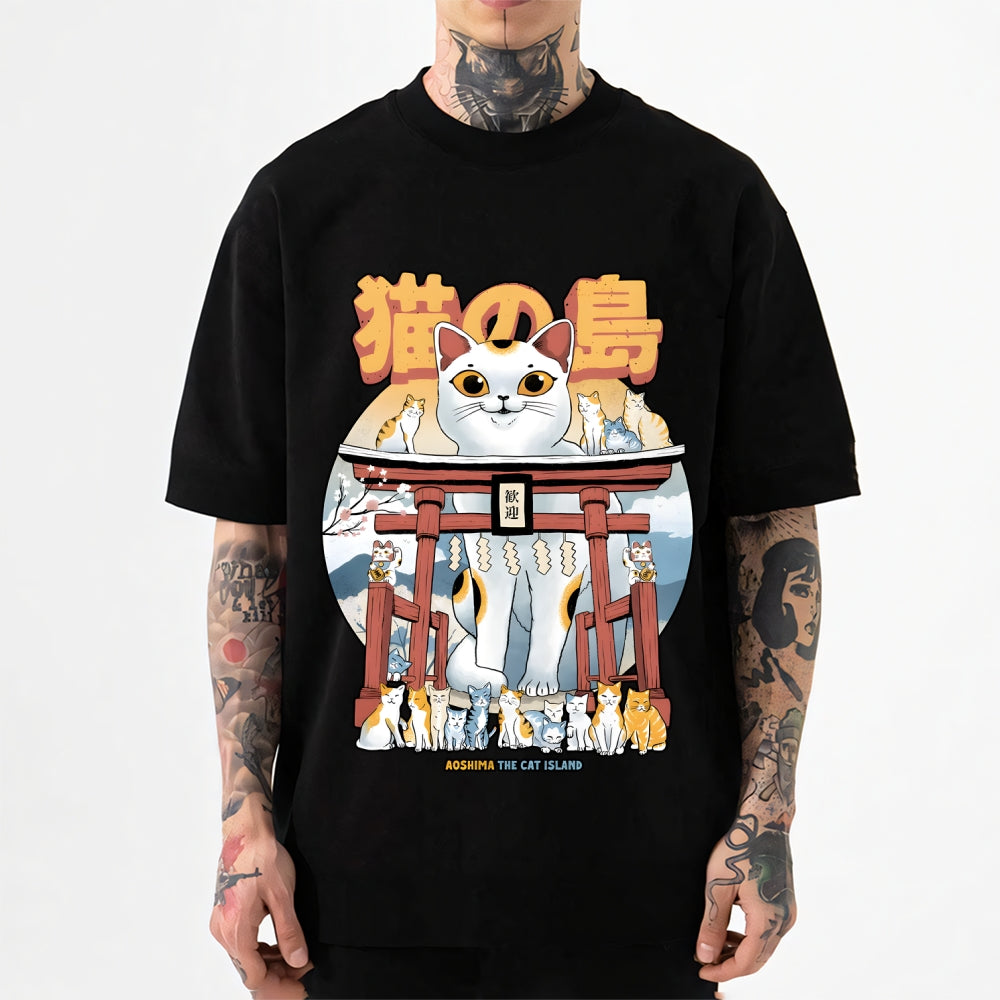 Cat Island Japanese Style Classic Tee