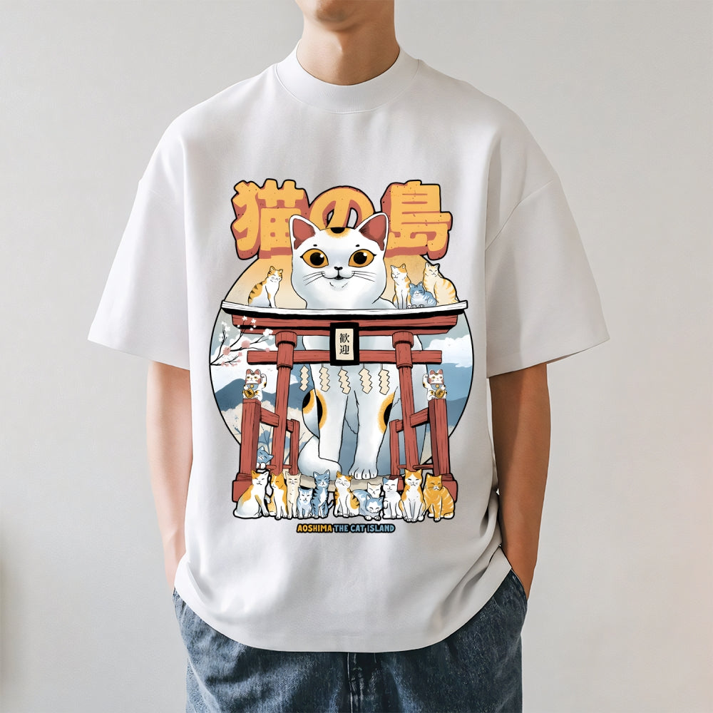 Cat Island Japanese Style Classic Tee