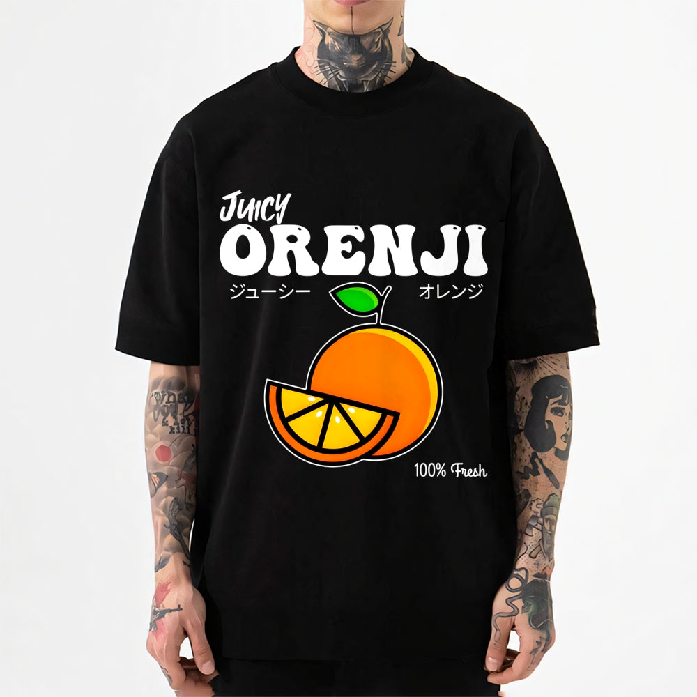 Juicy Orange Japanese Style Classic Tee