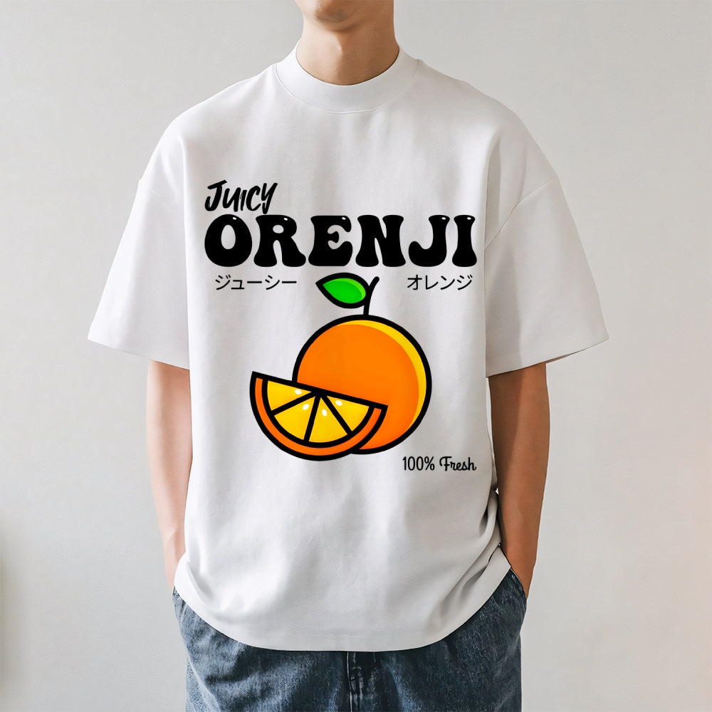 Juicy Orange Japanese Style Classic Tee