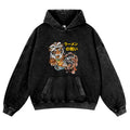 Tiger Vintage Washed Thick Cotton Hoodie