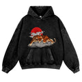 Tiger Vintage Washed Thick Cotton Hoodie