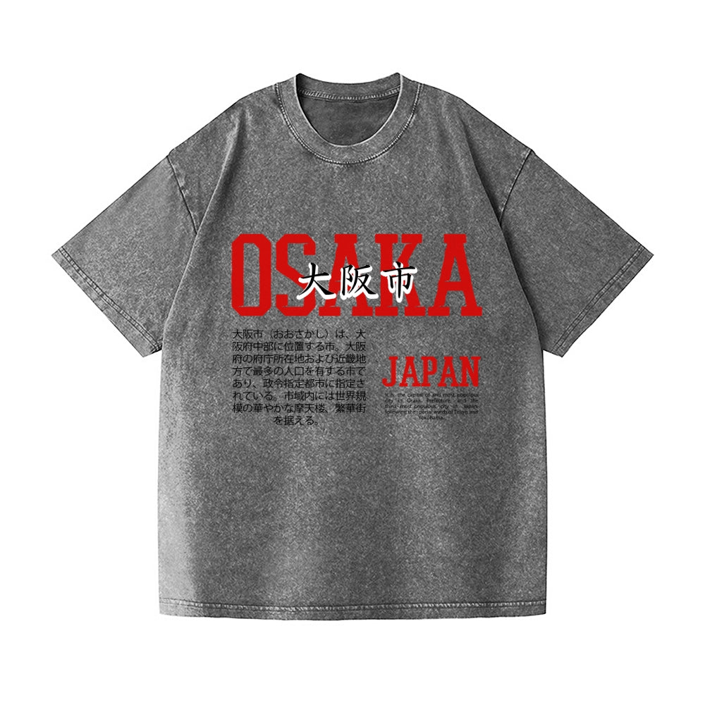 Osaka Vintage Wash Japanese Design T-Shirt