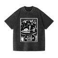 Cat Noodle Club Vintage Wash Japanese Design T-Shirt