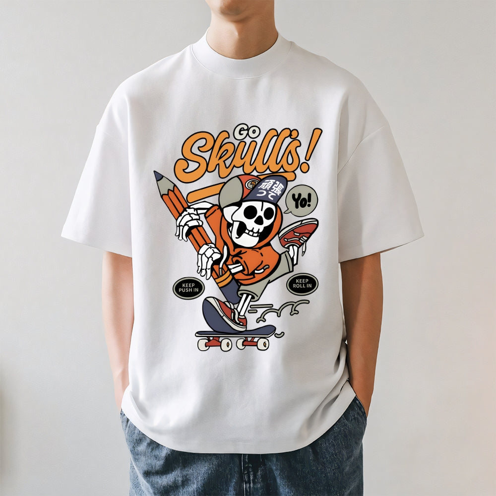 Go Skulls Japanese Style Classic Tee