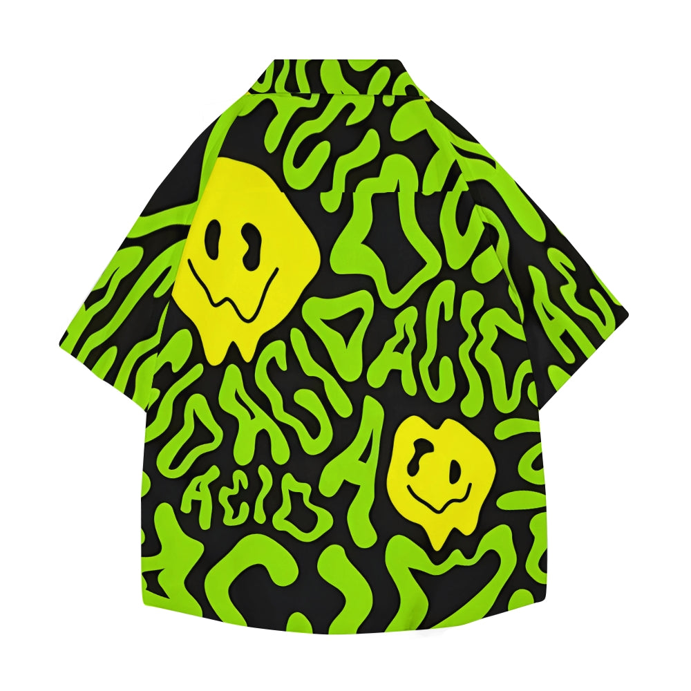 Acid Dreams Japanese Style Camp Shirt