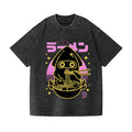 Squid Ramen Vintage Wash Japanese Design T-Shirt