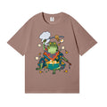 Frog Samurai Eat Ramen Japanese Style Classic Tee