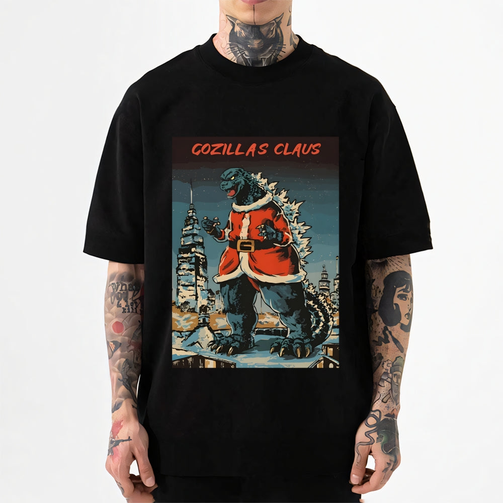 Christmas Santa Kaiju Japanese Style Classic Tee
