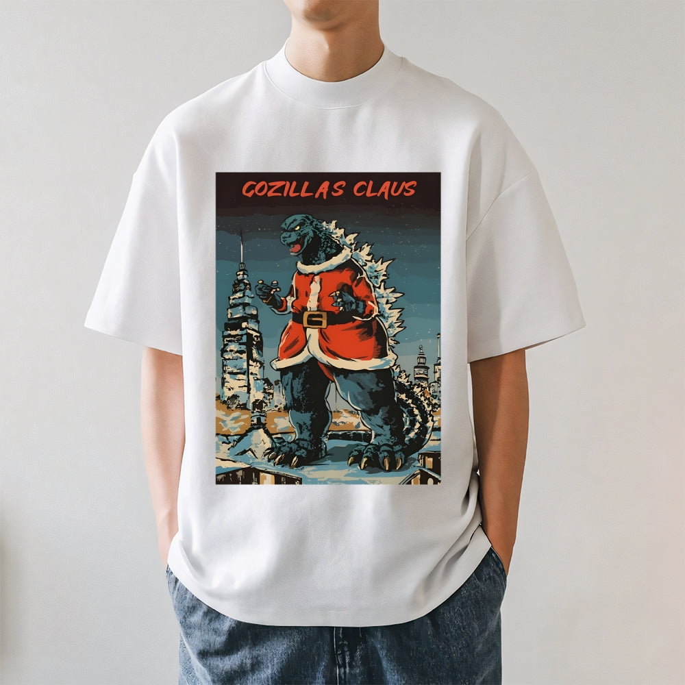 Christmas Santa Kaiju Japanese Style Classic Tee