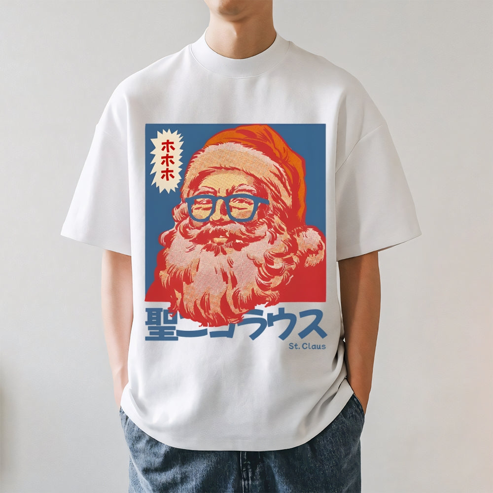Christmas Santa Claus Japanese Style Classic Tee
