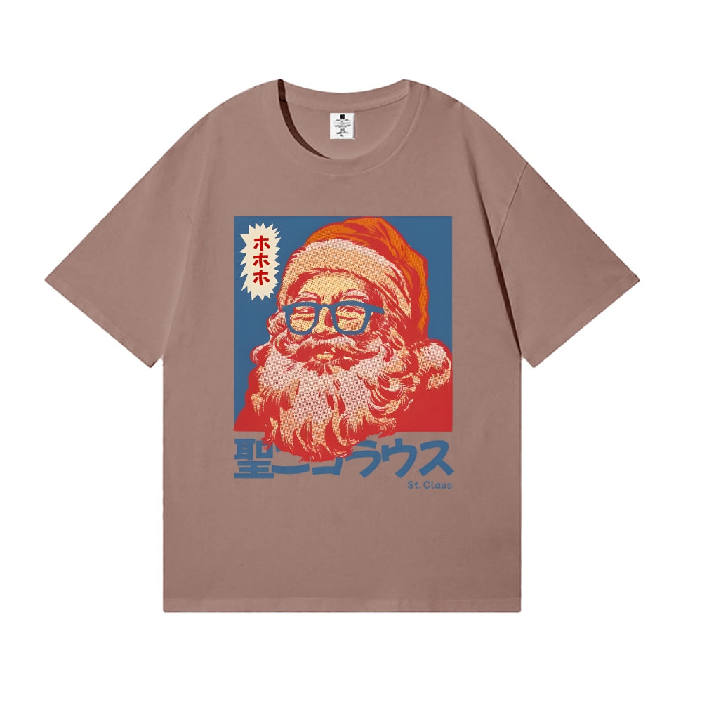 Christmas Santa Claus Japanese Style Classic Tee