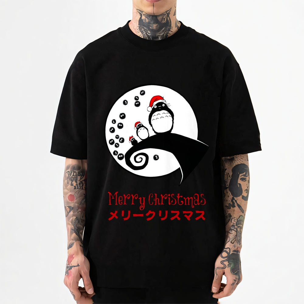 Christmas Totoro Ghibli Japanese Style Classic Tee