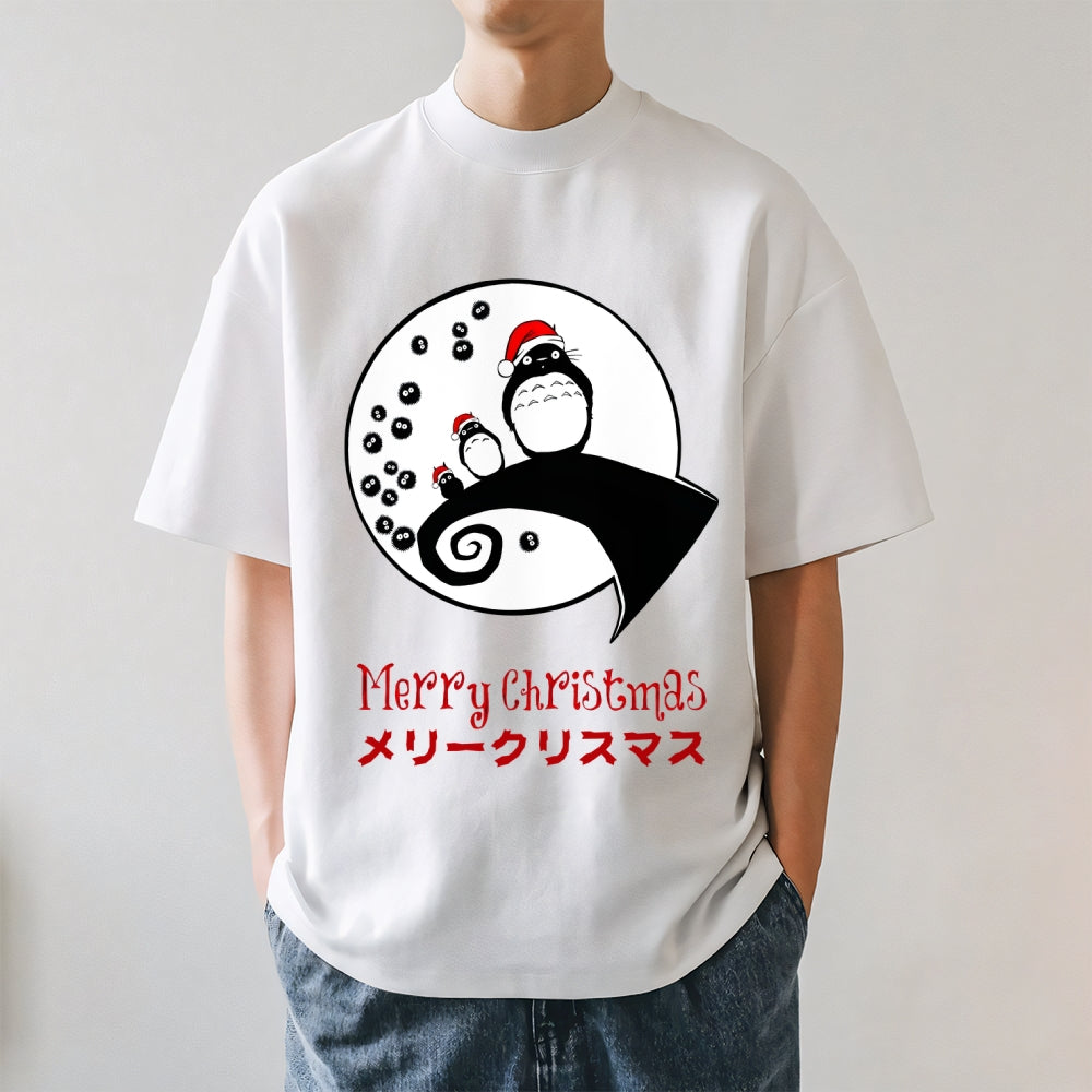 Christmas Totoro Ghibli Japanese Style Classic Tee