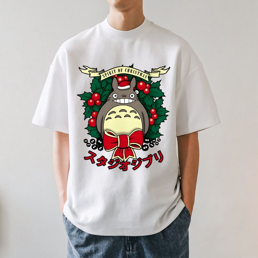 Christmas Totoro Ghibli Japanese Style Classic Tee