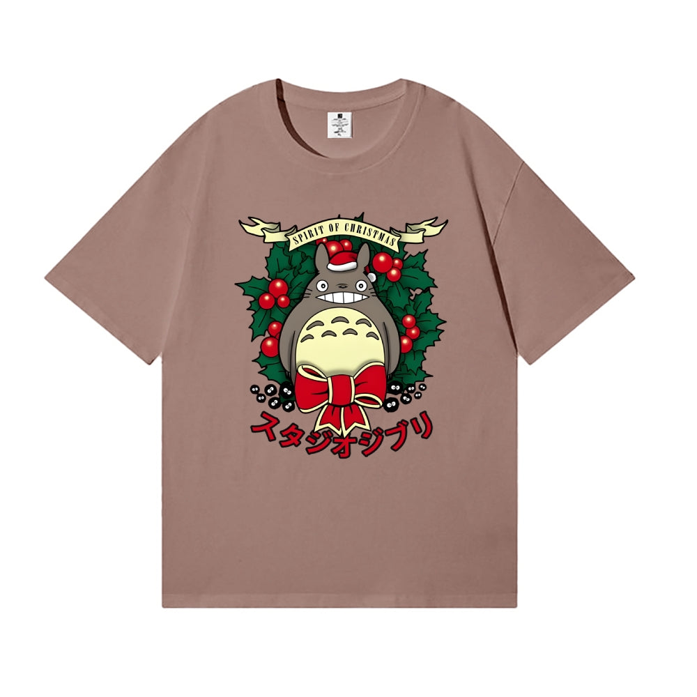 Christmas Totoro Ghibli Japanese Style Classic Tee