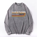 Shimokitazawa Vintage Cotton Wash Crewneck Long-Sleeve T-Shirt