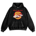 Speed Racing Car Vintage Washed Thick Cotton Hoodie
