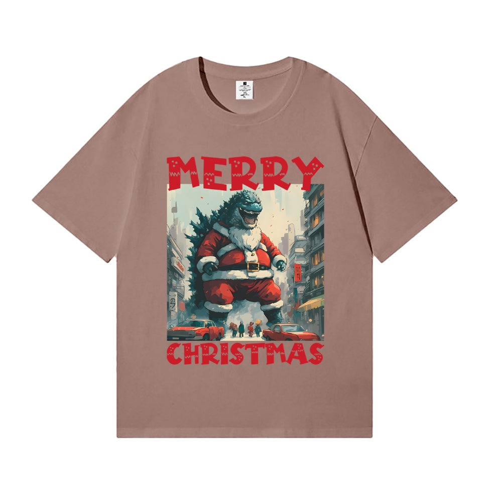 Christmas Kaiju Monsters Japanese Style Classic Tee