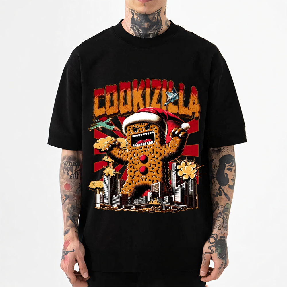 Cookie Monster Christmas Japanese Style Classic Tee