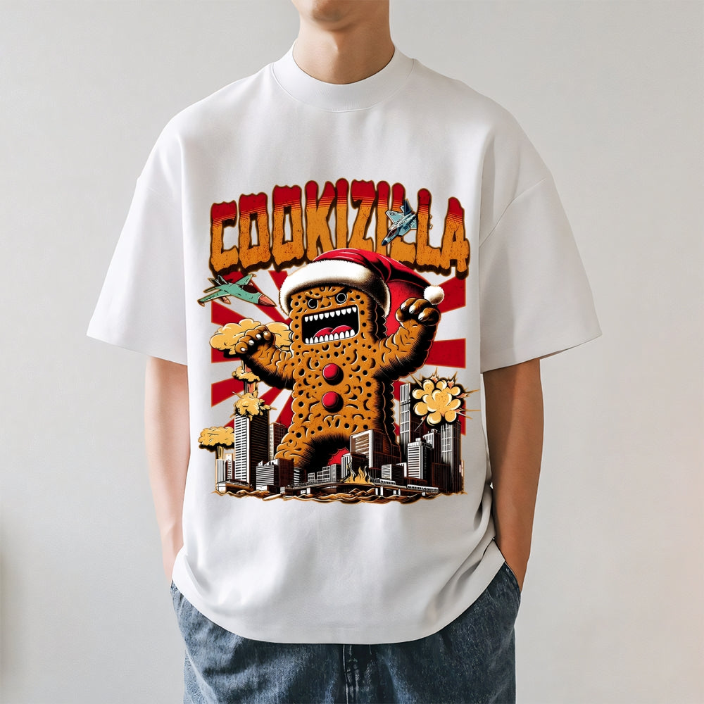 Cookie Monster Christmas Japanese Style Classic Tee