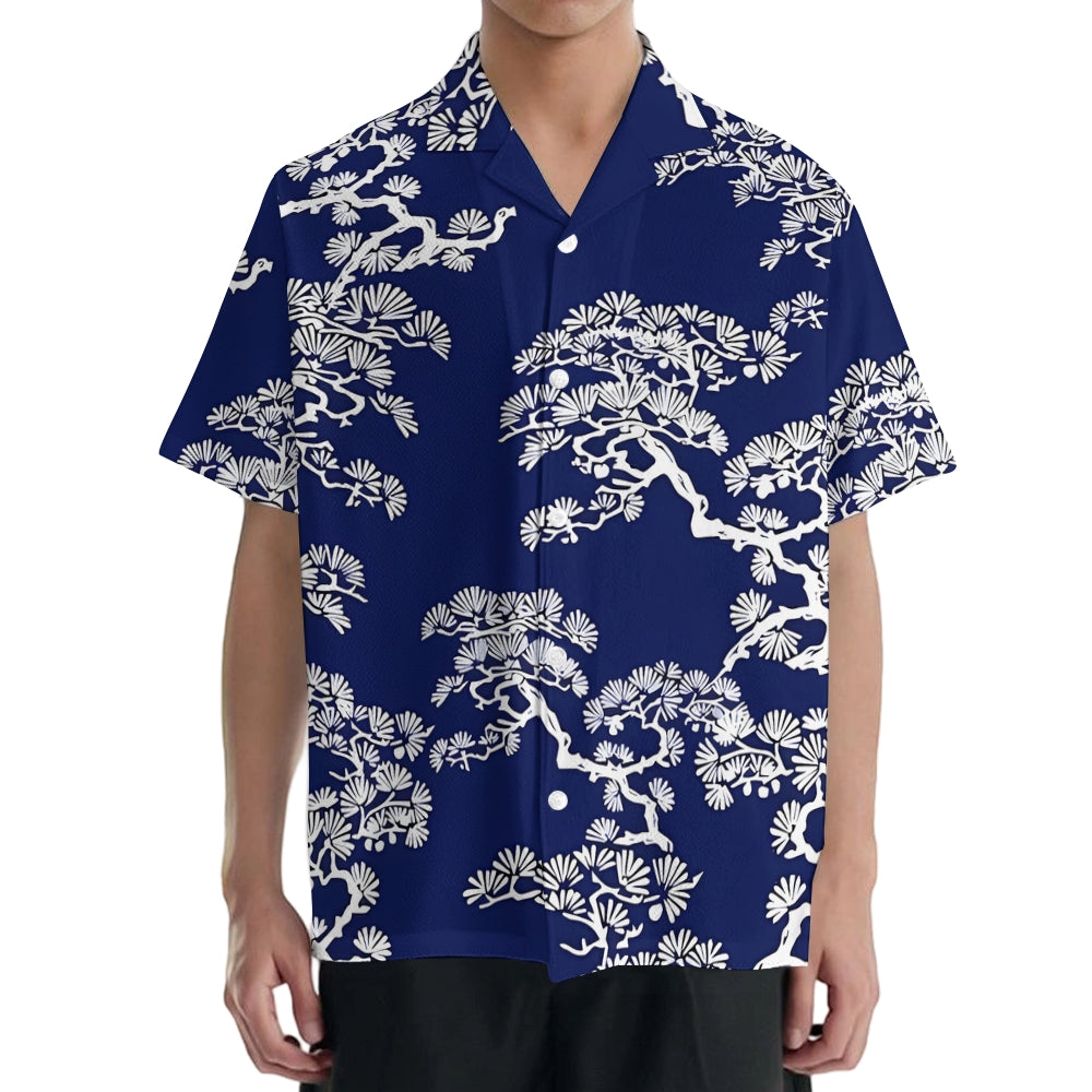 Bonsai Tree Japanese Style Camp Shirt