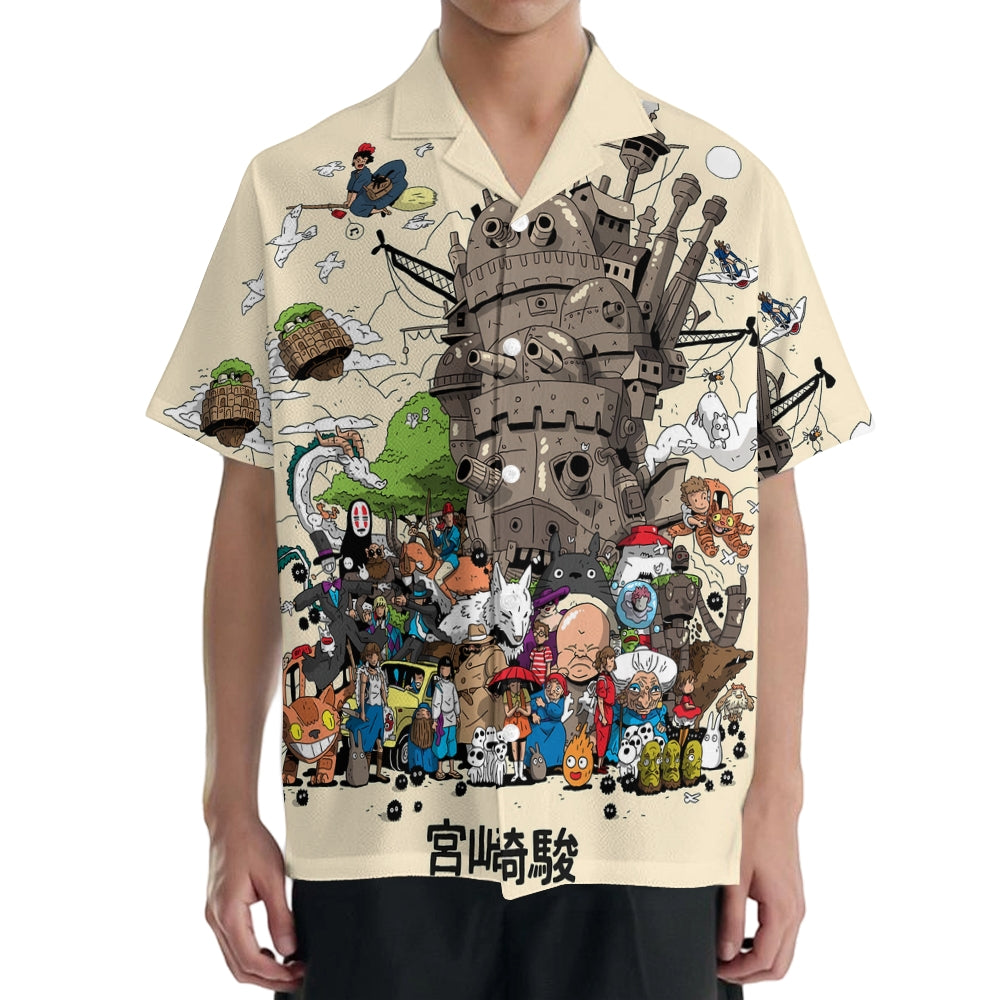 Ghibli Japanese Style Camp Shirt