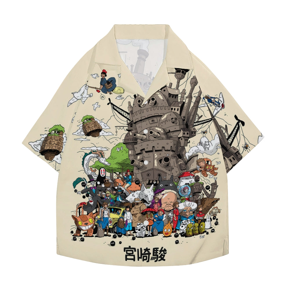 Ghibli Japanese Style Camp Shirt