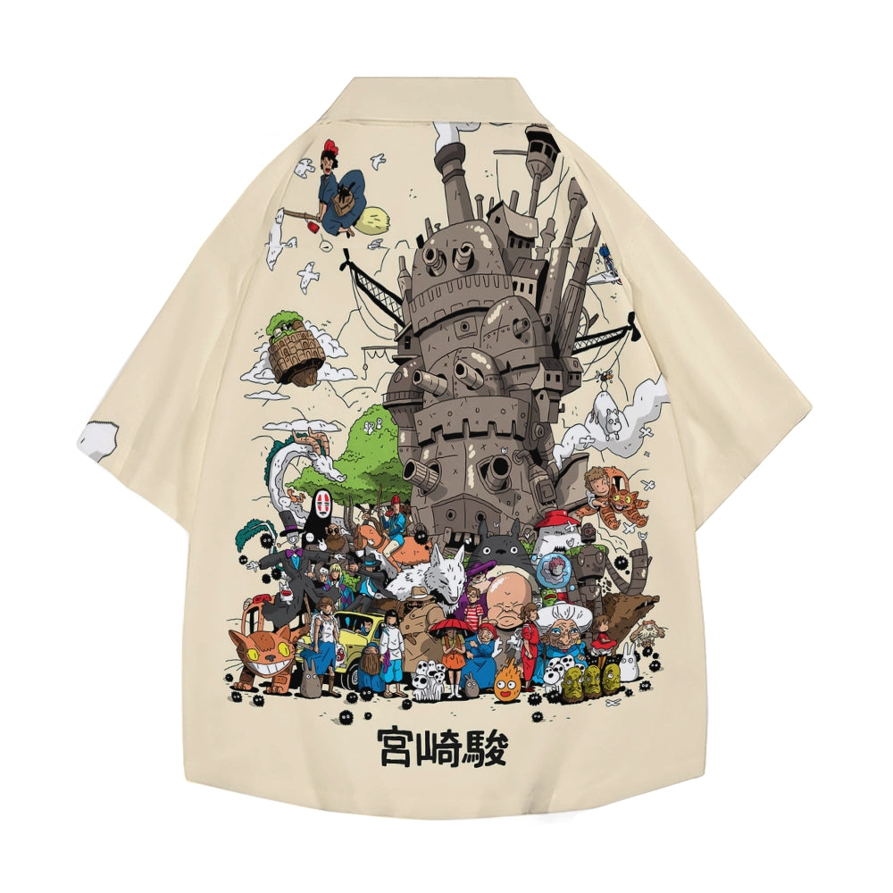 Ghibli Japanese Style Camp Shirt