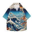 Great Wave Japanese Style Camp Shirt