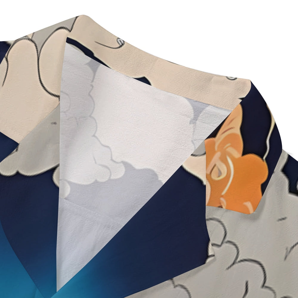 Great Wave Japanese Style Camp Shirt