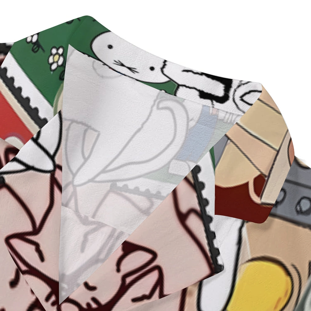 Yoshitomo Nara Japanese Style Camp Shirt