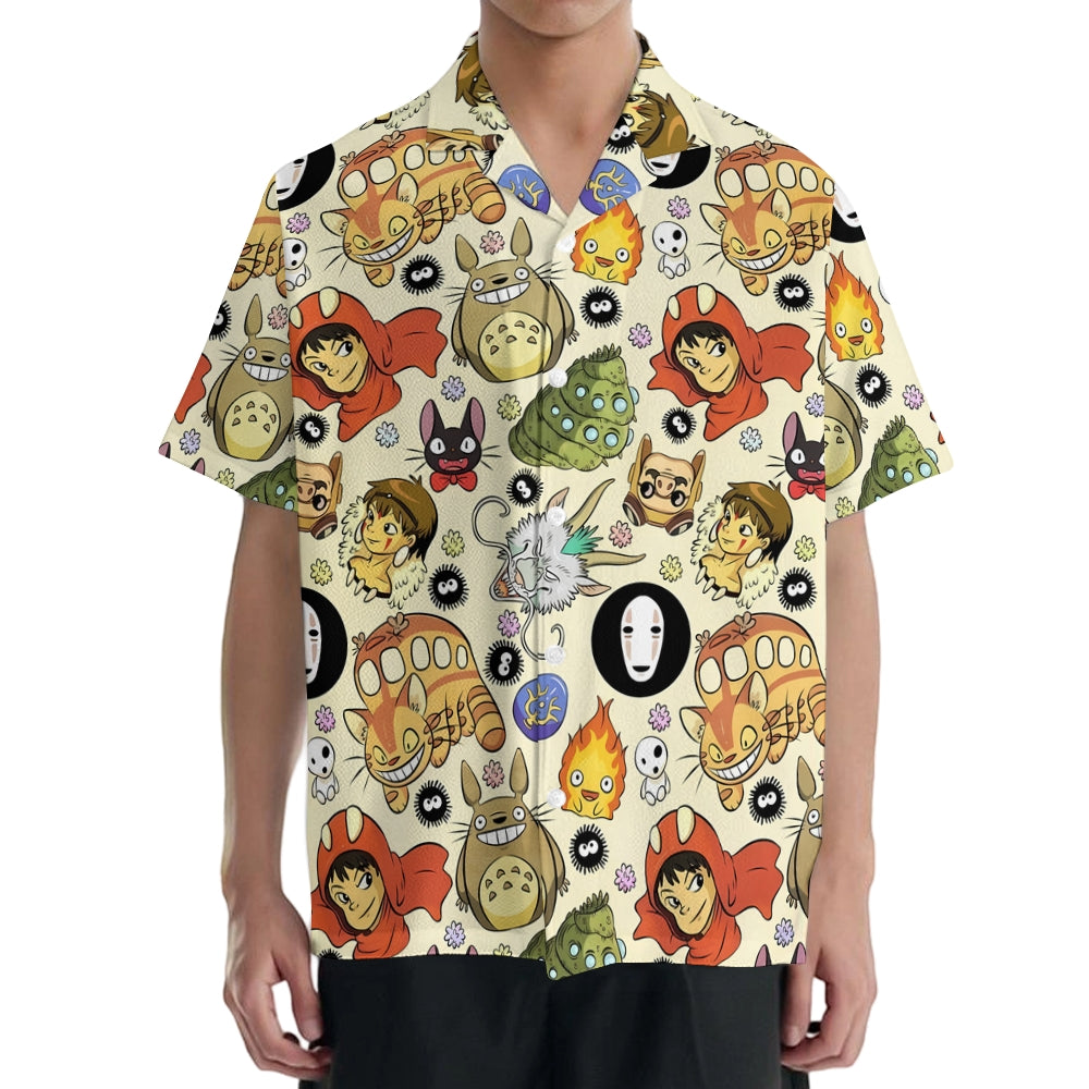 Ghibli Japanese Style Camp Shirt