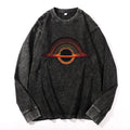 Planet Aperture Vintage Cotton Wash Crewneck Long-Sleeve T-Shirt