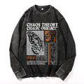 Vintage Cotton Wash Crewneck Long-Sleeve T-Shirt
