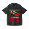 Mazda Rx7 FD Christmas Vintage Wash Japanese Design T-Shirt